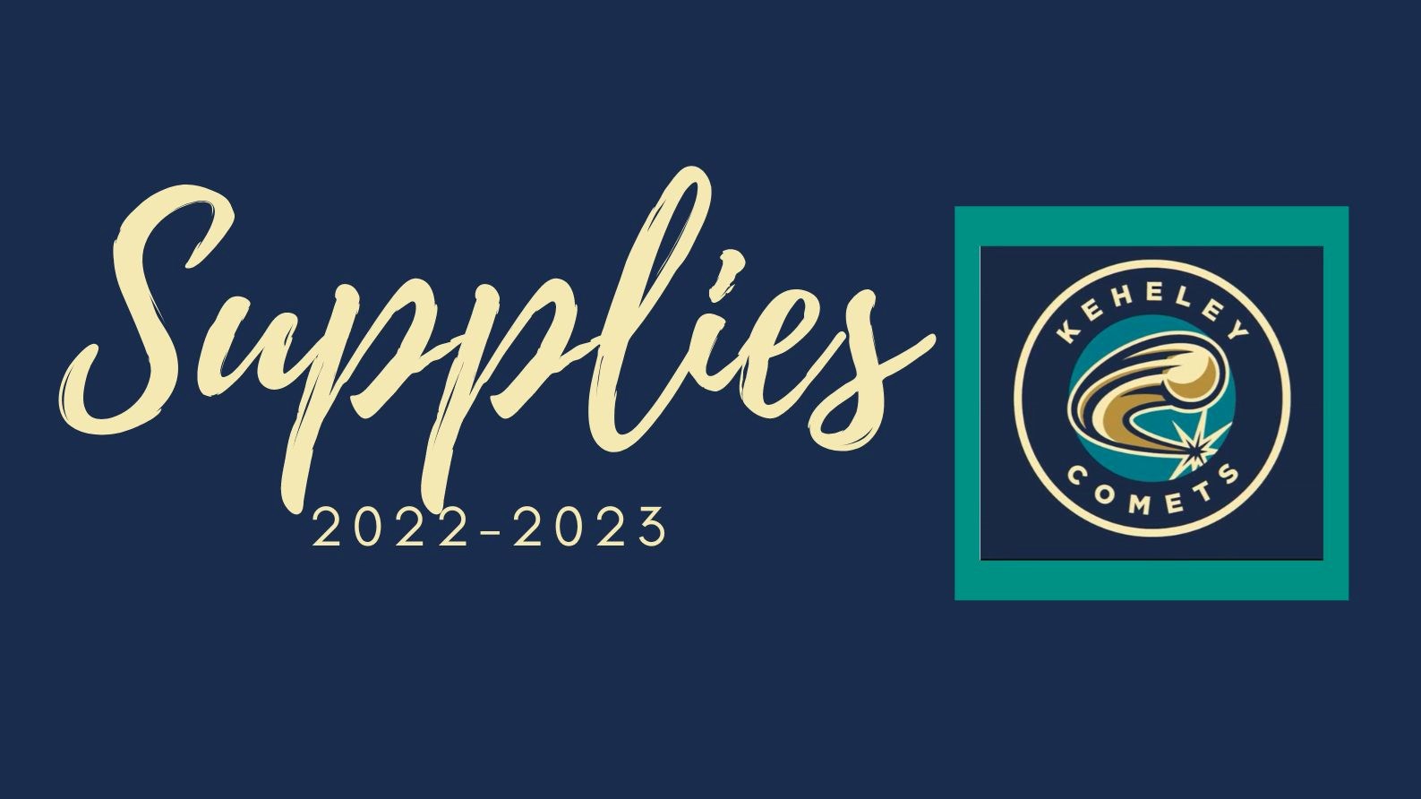 Keheley Comets Supplies 2022-2023